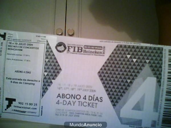 vendo abono fib