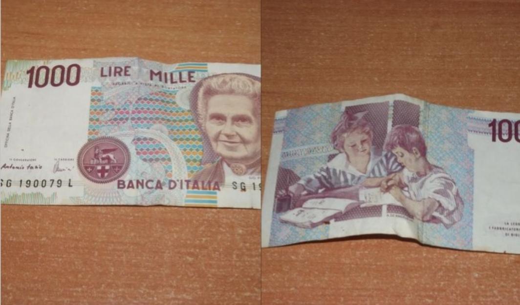 billete de 1000 lire mille ( 1990 )