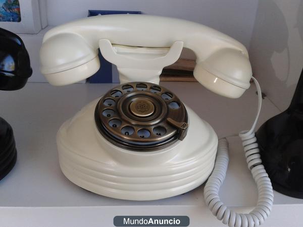 telefono retro beige