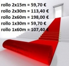 rollo moqueta ferial alfombra roja barata - mejor precio | unprecio.es