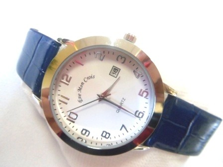 Reloj emc caballero elegante mod.0501 correa azul