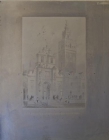 Plancha de acero del grabado La Giralda, Catedral y Puerta del Perdón Sevilla - mejor precio | unprecio.es