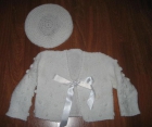 Chaqueta artesanal blanca con bodoques - mejor precio | unprecio.es