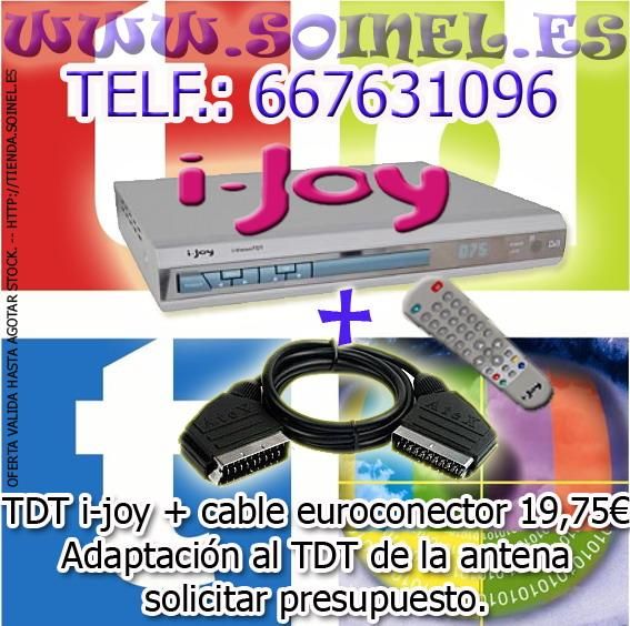 Receptor TDT Televisión Digital Terrestre i-Joy
