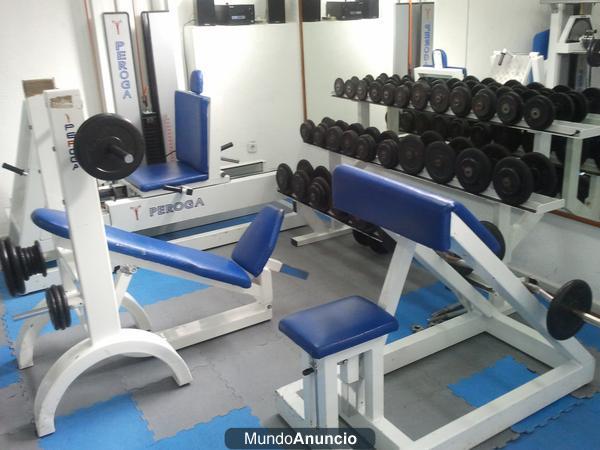 SALA COMPLETA MAQUINAS MUSCULACIÓN