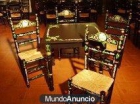 sillas de enea y mesas flamencas - mejor precio | unprecio.es