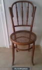 Silla estilo thonet. (Art Decó) madera nogal con respaldo torneado. - mejor precio | unprecio.es