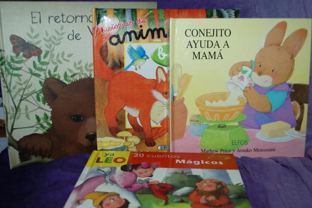 Lote de 4 libros infantiles