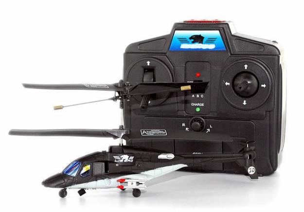 Mini Helicóptero Radio Control 3 canales Air Wolf.