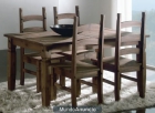 Mesa comedor ext. y sillas estilo mexicano nuevo fabrica - mejor precio | unprecio.es