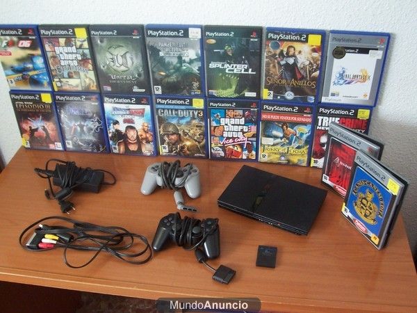 PS2 + 16 Juegos originales