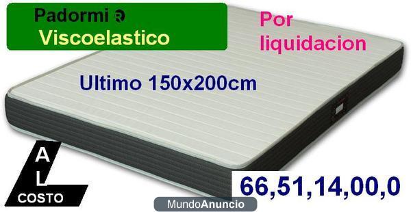 solo una unidad se trata de colchon viscoelastico de 150x200 a precio de costo