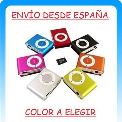 Mini Reproductor Mp3 clip + usb + auriculares Mickey Mouse, función pendrive.