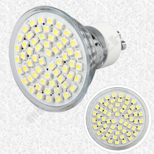 Bombillas GU10 48 LEDS SMD 3W blanco cálido