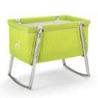 Moises (mini-cuna) babyhome color verde pistacho en perfecto estado - mejor precio | unprecio.es