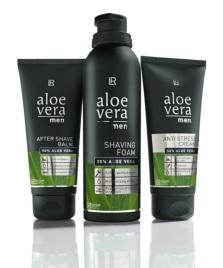 Set de afeitado de aloe vera para hombre