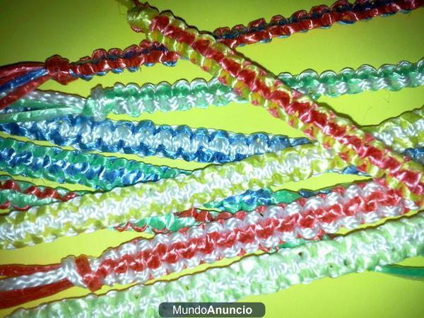 Pulseras de colores