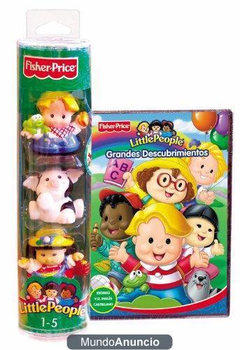 Little People - Tubo Figuras + Dvd Little People  (Mattel)