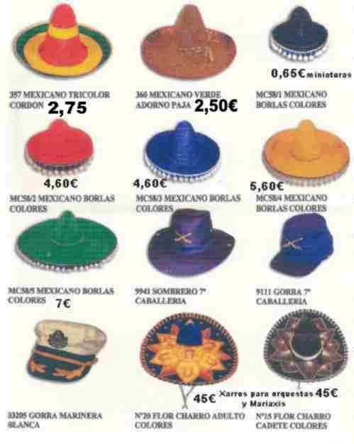 Sombreros Mejicanos