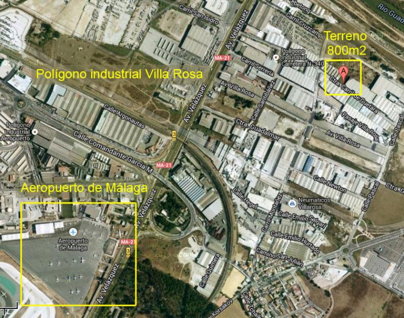 Venta suelo industrial en Málaga