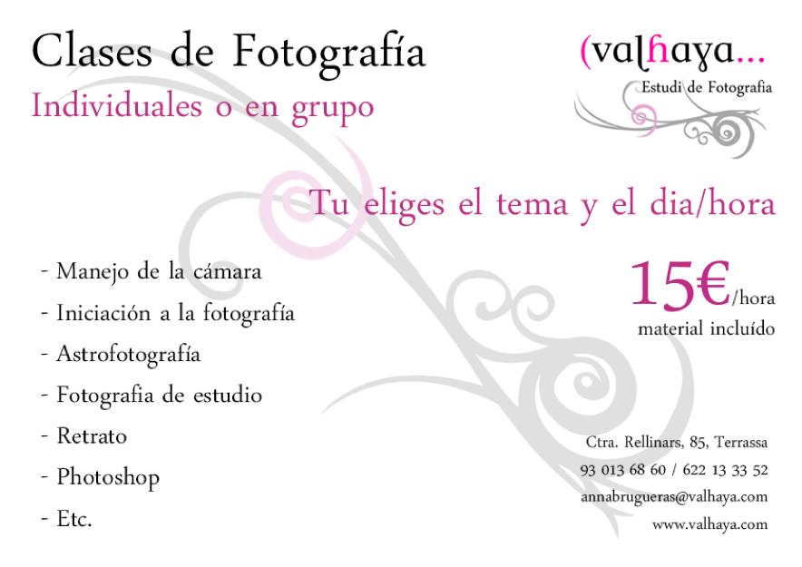 Clases de Fotografía Low Cost