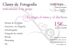 Clases de Fotografía Low Cost - mejor precio | unprecio.es