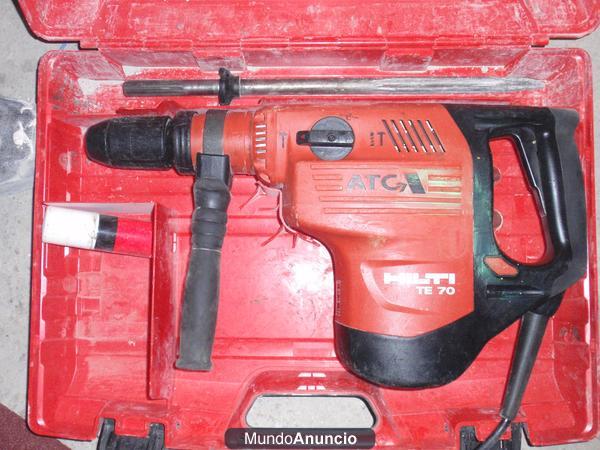 se vende taladro percutor hilti te 70 atc como nuevo