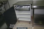 Gabinete/mesa en acero con gaveta y estantes - mejor precio | unprecio.es