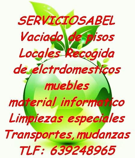 Recogida de muebles y enseres