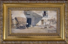 Cuadro al óleo de Ricardo Baroja, "La alquería Valenciana" fechado en Febrero de 1894 - mejor precio | unprecio.es