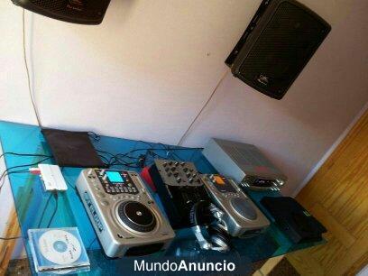 Vendo Equipo de Dj completo. 2 años. Seminuevo usado solo en casa