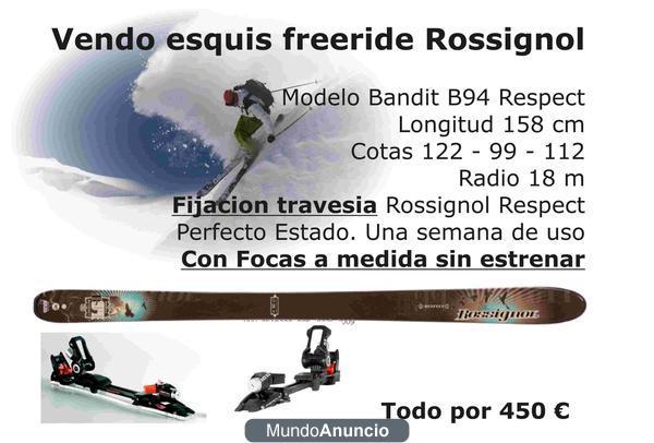 Esquis de freeride-travesía  Rossignol