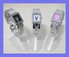 RELOJ DE ACERO PLAYBOY CON BRILLANTES PRECIOSO  EN TRES COLORES A ELEGIR.ENVIO GRATIS!! - mejor precio | unprecio.es