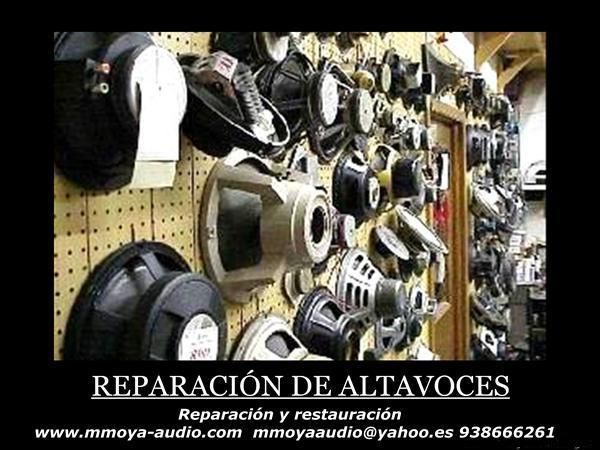 REPARACION DE ALTAVOCES