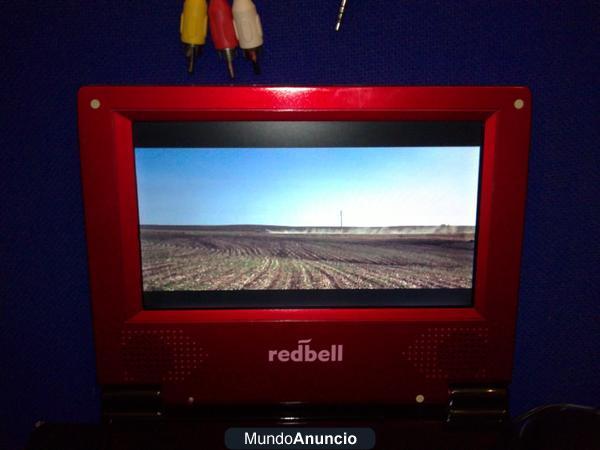 Reproductor dvd portatil redbell