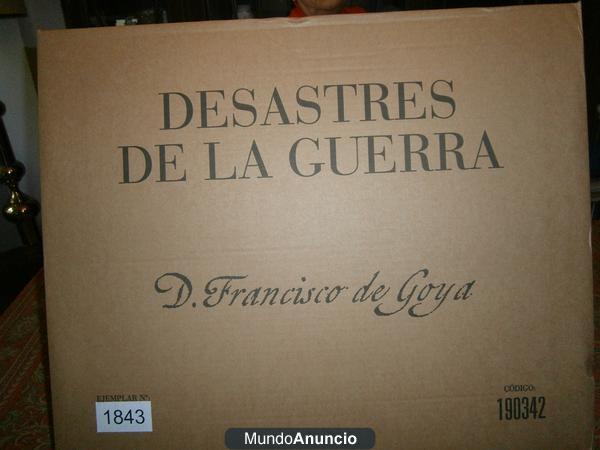 Colección Los Desastres de la Guerra de Francisco Goya