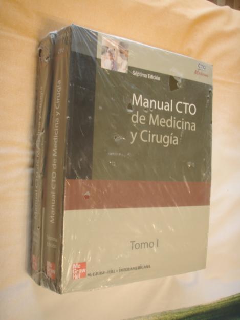 Manual CTO de Medicina y Cirugía. NUEVO 2 tomos en color. Edición 7