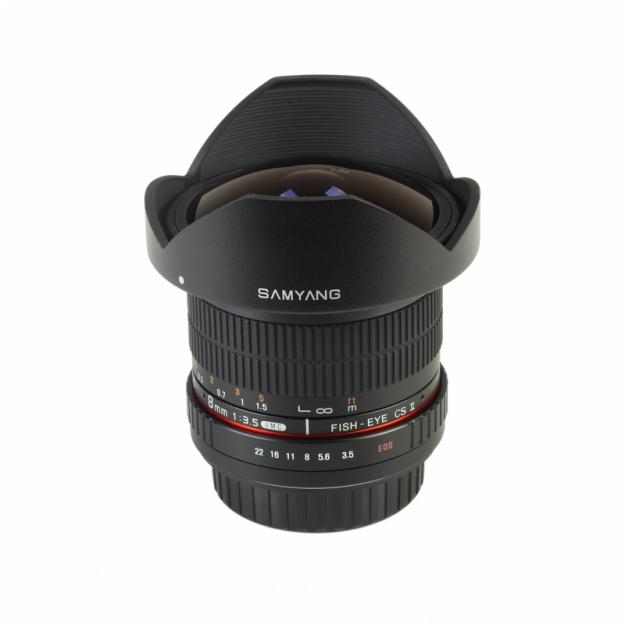 Samyang Objetivo fisheye de 8 mm F/3.5 Canon del Nuevo