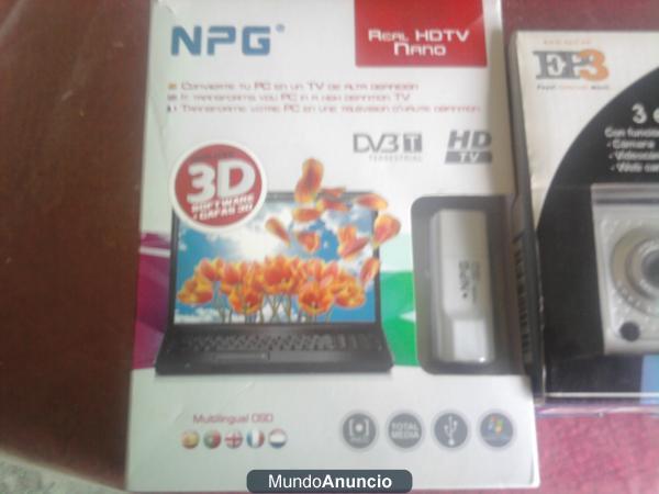 Se vende pack para ordenador de Convertidor de video y TDT usb.