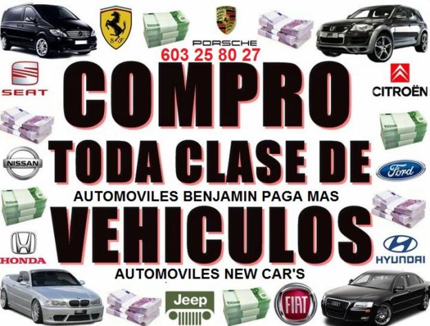 Compro coches averiados de toda clase (dinero al momento)