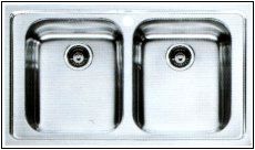 Franke FOX 620 Inox satinato Serie Futuro
