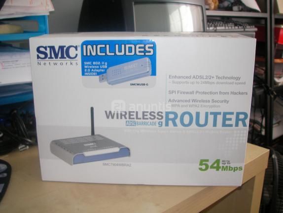 Se vende Router Wifi SMC sin usar.