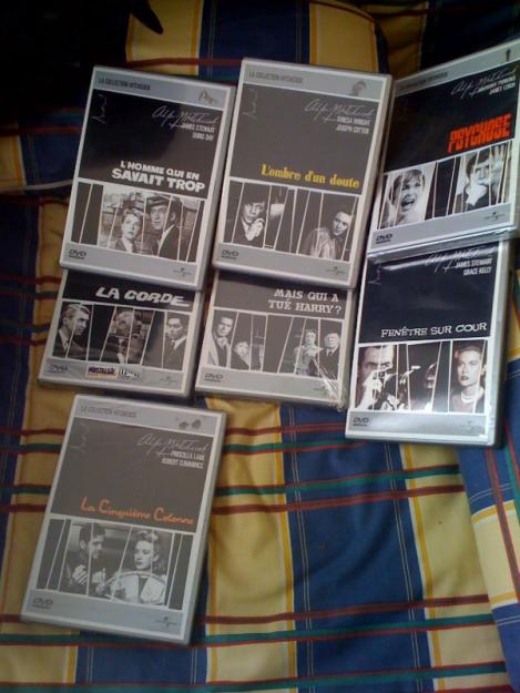 VENDO LOTE DVDS ALFRED HITCHCOCK NUEVOS SIN ABRIR EL PRECINTO - 10 euros