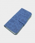 Carcasa de Cuero Azul para iPhone 5 - mejor precio | unprecio.es