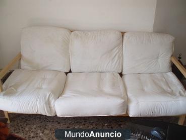 CHOLLO VENDO SOFA 3 PLAZAS MUY BARATO Y REGALO 3 COJINES Y UN CUBRE