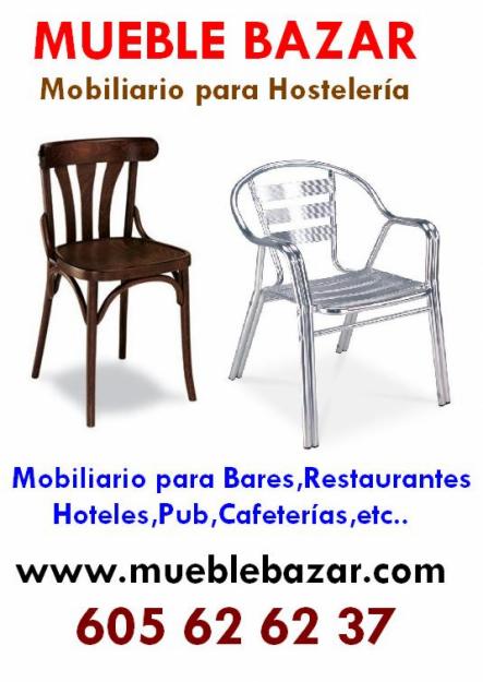 Mobiliario para hostelería con los mejores precios en mueble bazar