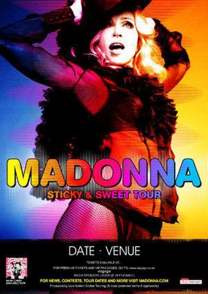 MADONNA Tickets - Sticky & Sweet Tour