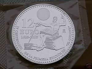 COLECCION DE MONEDAS DE PLATA DE 2000 PTAS Y 12 €