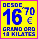 COMPRO - EMPEÑO - ORO - COMPRA VENTA - ALICANTE - ELCHE - BENIDORM - VILLENA - PAGO MÁS - - mejor precio | unprecio.es