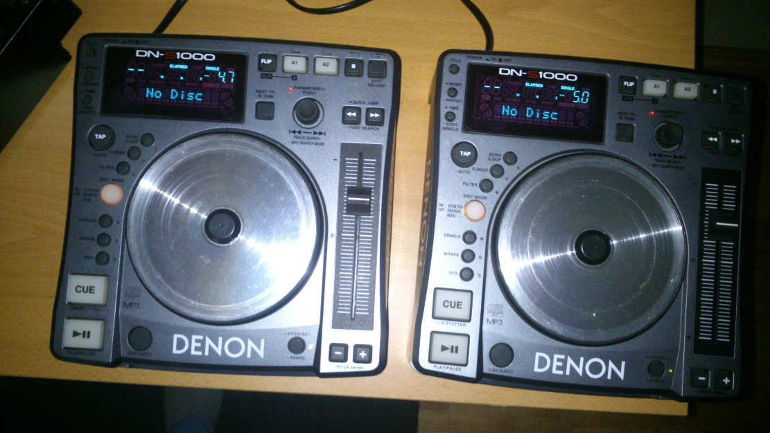 Pareja reproductores cdj - mp3 Denon Ds1000